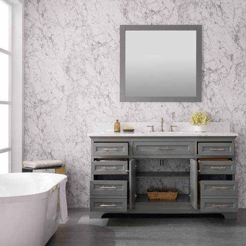 Three Posts™ Currahee 60'' Freestanding Single Bathroom Vanity with